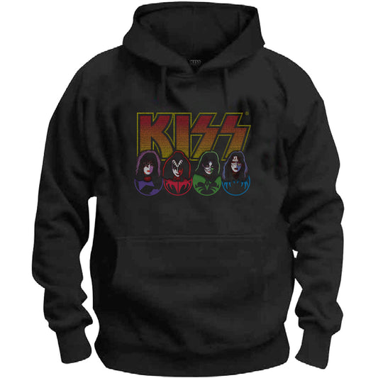 KISS Pullover Hoodie: Logo  Faces & Icons