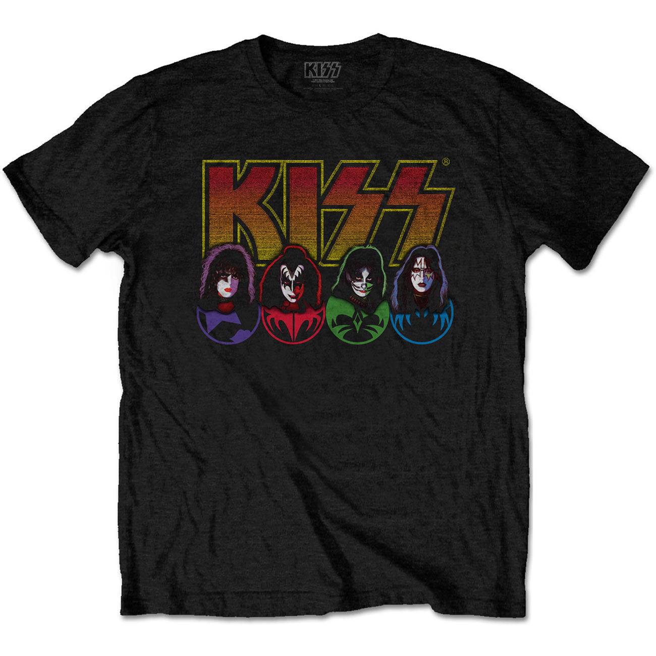 KISS T-Shirt: Logo  Faces & Icons