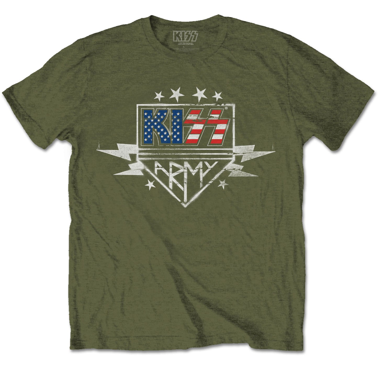 KISS T-Shirt: Army Lightning