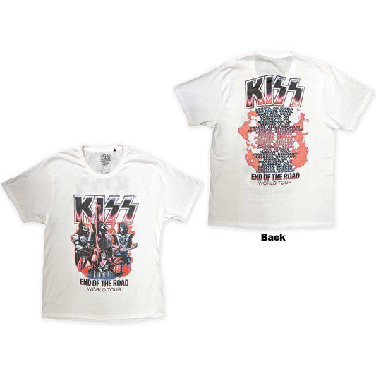 KISS T-Shirt: End Of The Road Band Playing