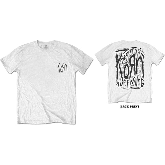 Korn T-Shirt: Scratched Type