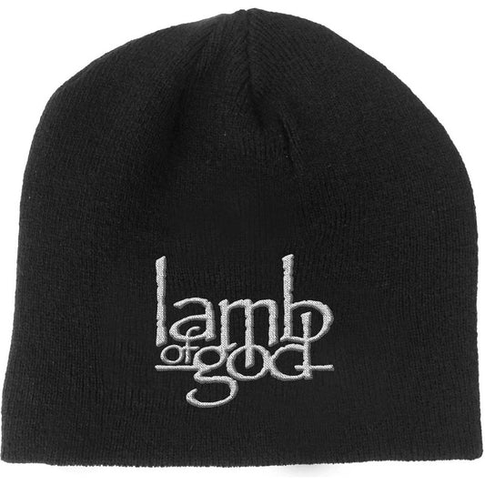 Lamb Of God Beanie Hat: Logo