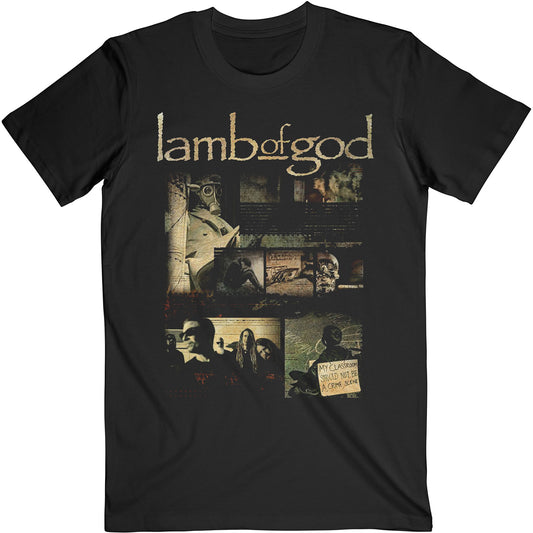 Lamb Of God T-Shirt: Album Collage