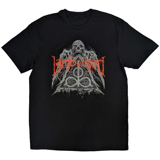 Lamb Of God T-Shirt: Skull Pyramid