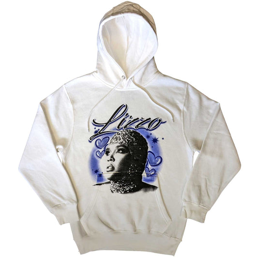 Lizzo Pullover Hoodie: Special Hearts Airbrush