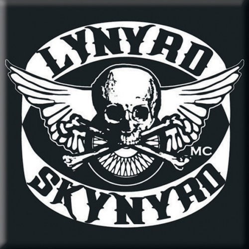 Lynyrd Skynyrd Magnet: Biker Patch Logo