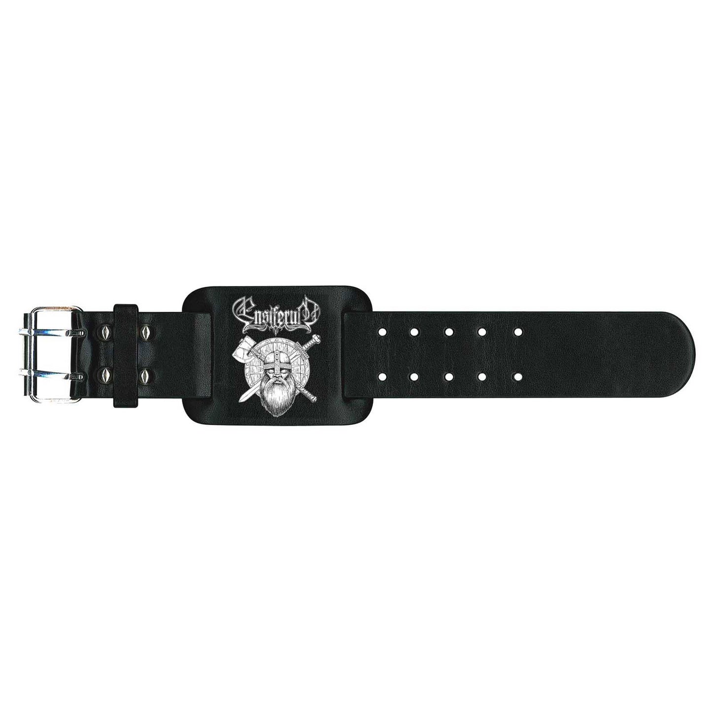 Ensiferum Leather Wrist Strap: Sword & Axe