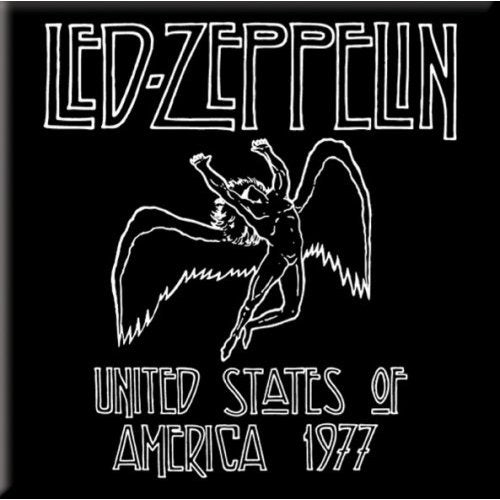 Led Zeppelin Magnet: 1977 USA Tour