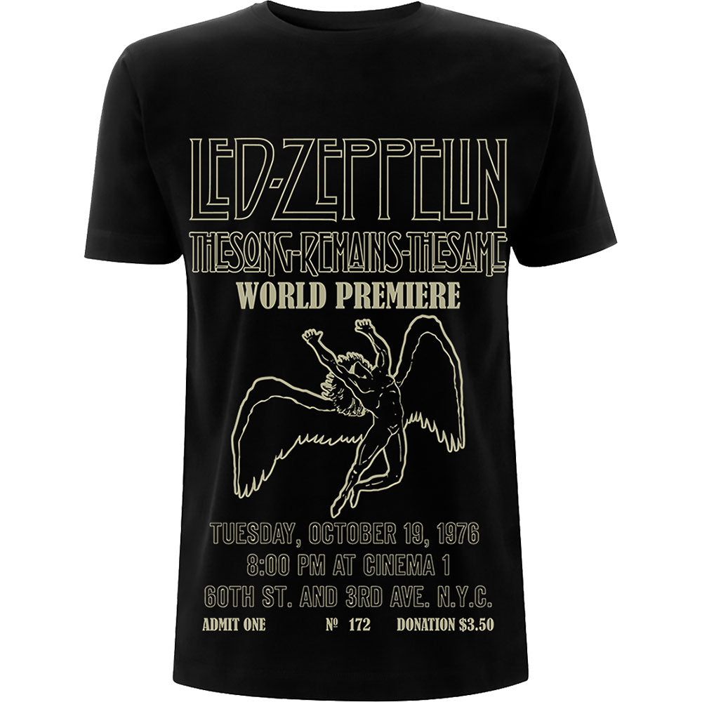Led Zeppelin T-Shirt: TSRTS World Premier
