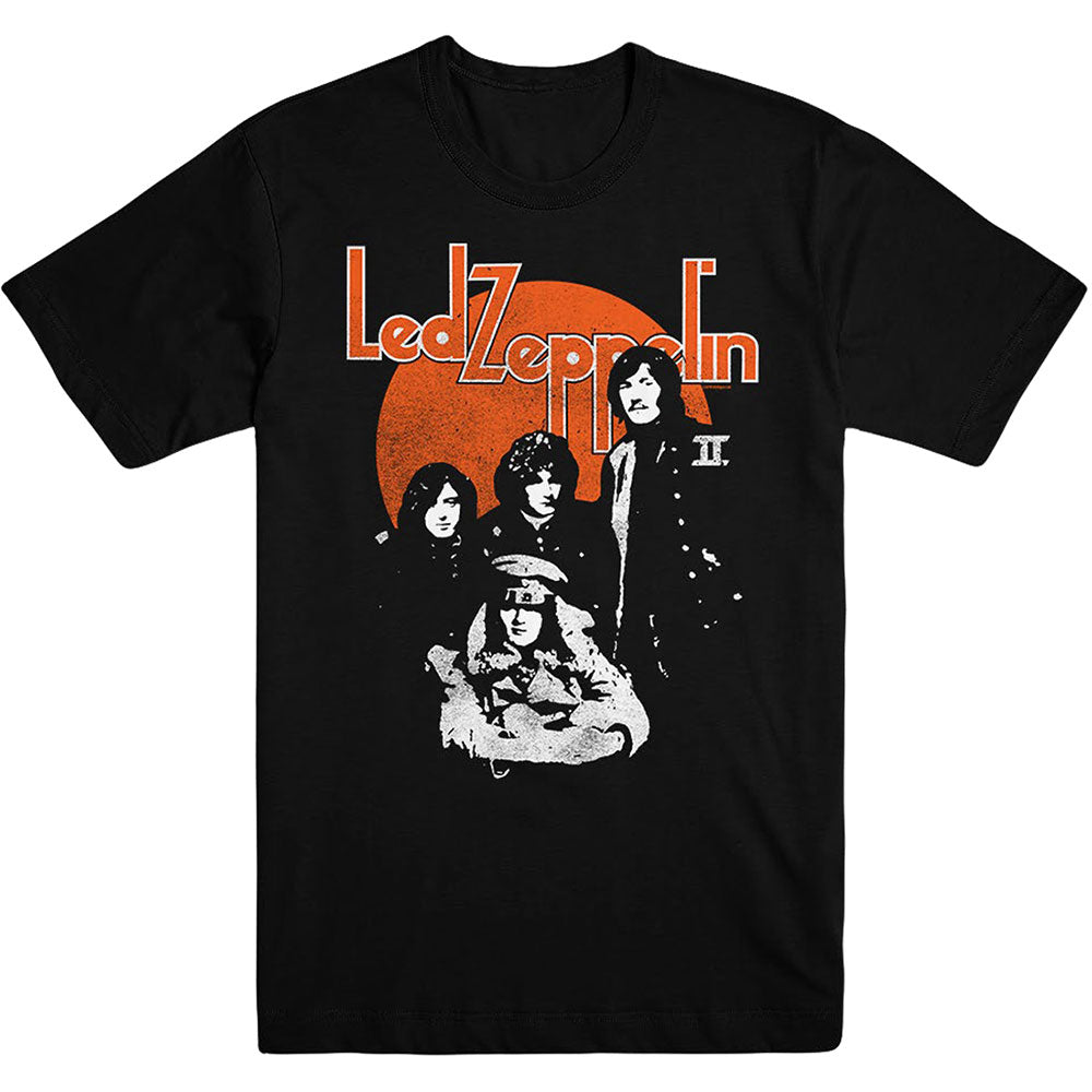 Led Zeppelin T-Shirt: Orange Circle