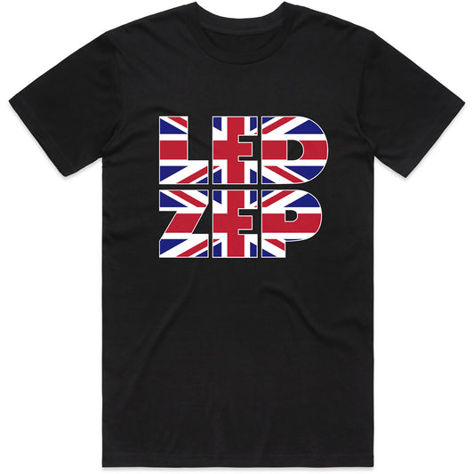 Led Zeppelin T-Shirt: Union Jack Type