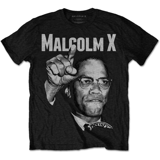 Malcolm X T-Shirt: Pointing