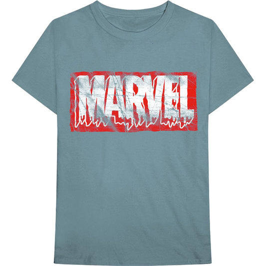Marvel Comics T-Shirt: Distressed Dripping Logo