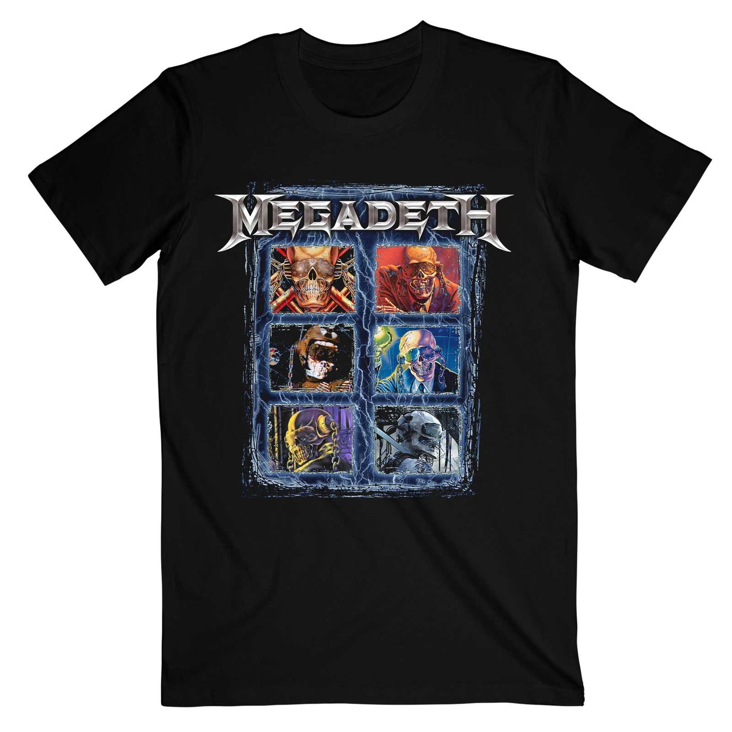 Megadeth T-Shirt: Vic Head Grid