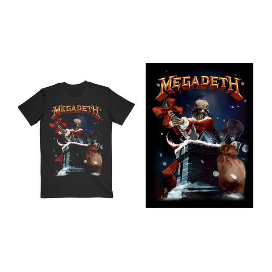 Megadeth T-Shirt: Santa Vic Chimney