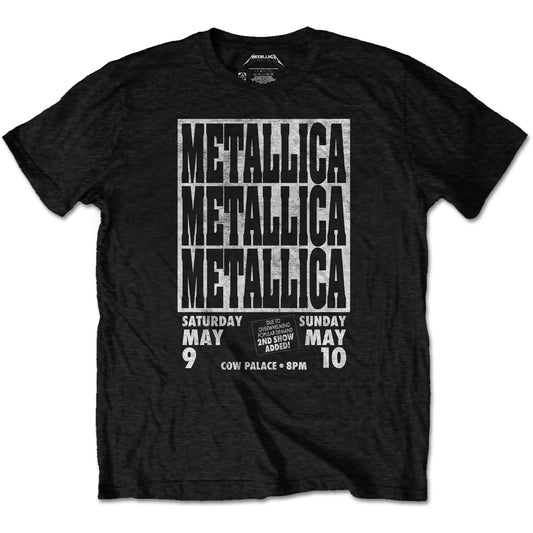 Metallica T-Shirt: Cow Palace