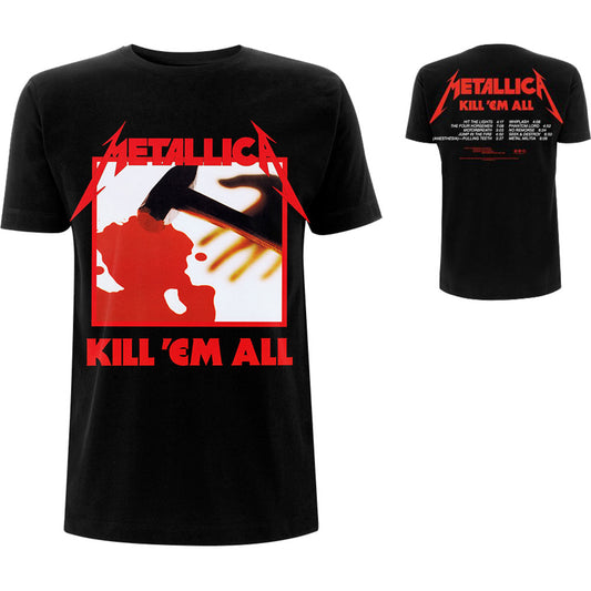 Metallica T-Shirt: Kill 'Em All Tracks