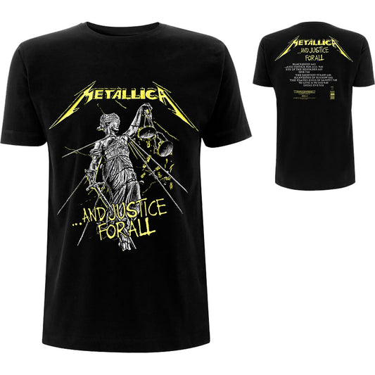 Metallica T-Shirt: And Justice For All Tracks