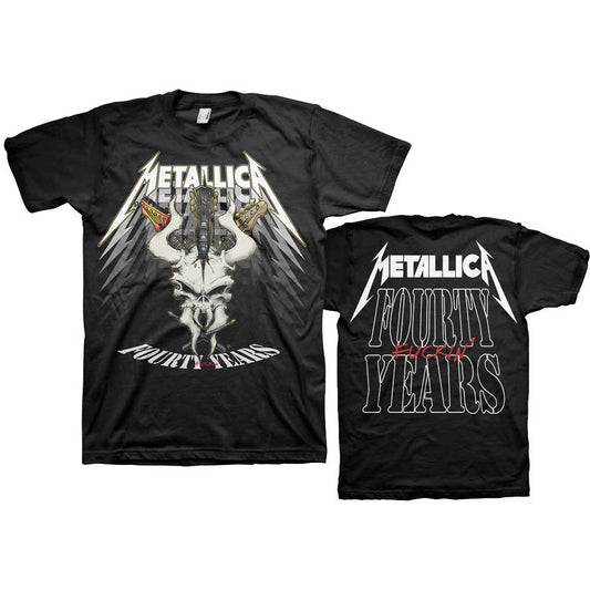 Metallica T-Shirt: 40th Anniversary Forty Years