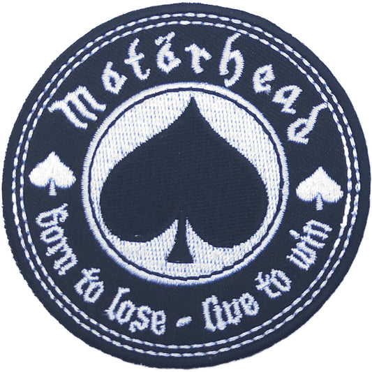 Motorhead Standard Woven Patch: Born to Love  Live to Win
