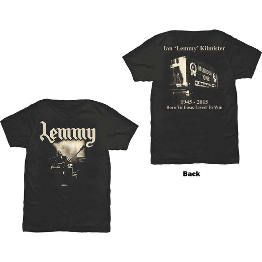 Lemmy T-Shirt: Lived to Win