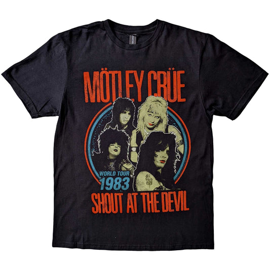 Motley Crue T-Shirt: Vintage World Tour Devil