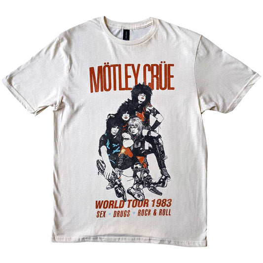 Motley Crue T-Shirt: World Tour Vintage