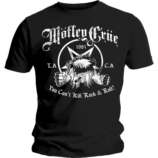 Motley Crue T-Shirt: You Can't Kill Rock & Roll