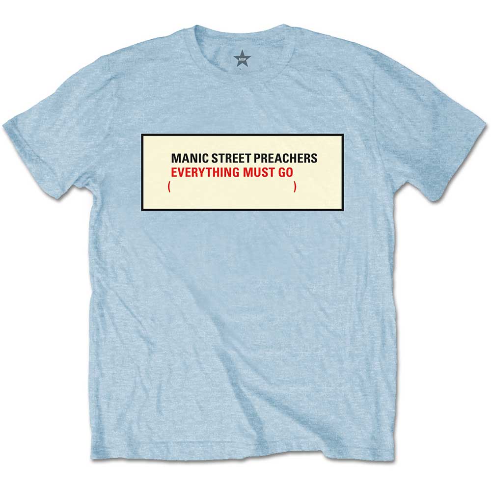 Manic Street Preachers T-Shirt: Everything Must Go