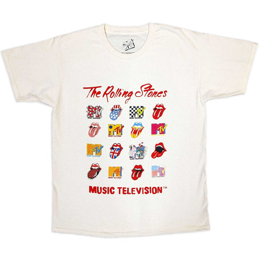 MTV T-Shirt: Rolling Stones Logo Mashup