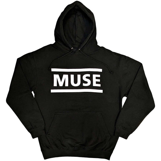 Muse Pullover Hoodie: White Logo