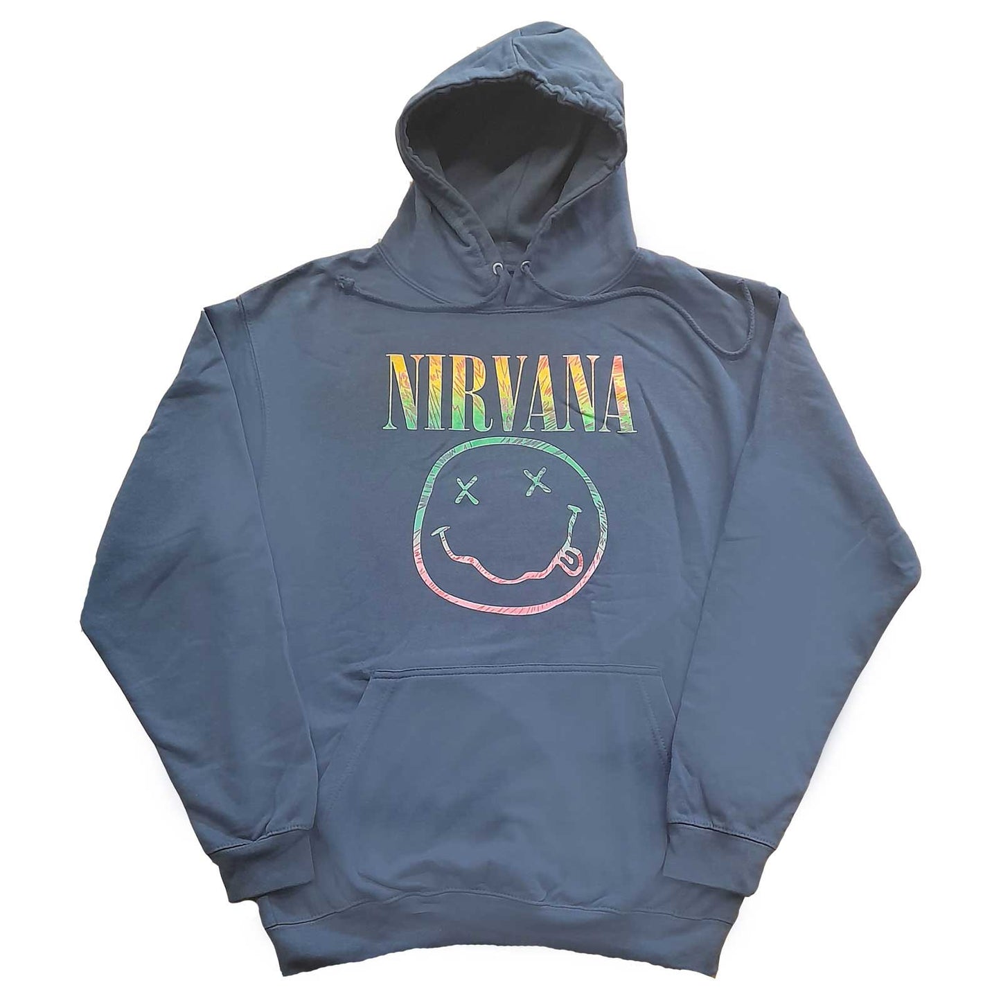 Nirvana Pullover Hoodie: Sorbet Ray Happy Face