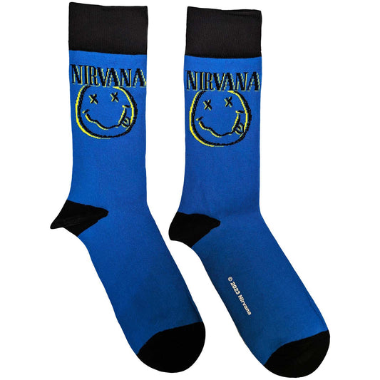 Nirvana Socks: Inverse Happy Face