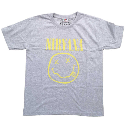 Nirvana T-Shirt: Yellow Smiley