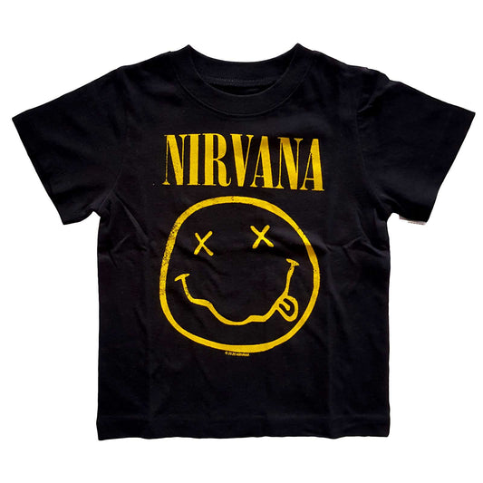 Nirvana Toddler T-Shirt: Yellow Smiley