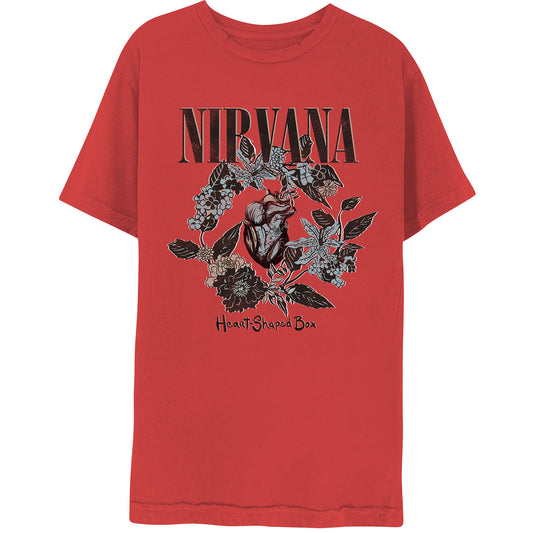 Nirvana T-Shirt: Heart Shape Box