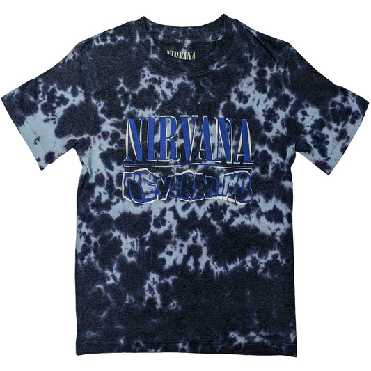 Nirvana T-Shirt: Nevermind Wavy Logo