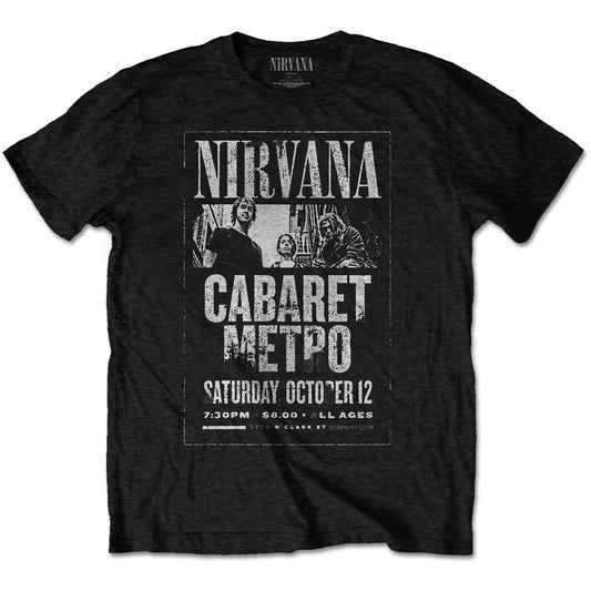 Nirvana T-Shirt: Cabaret Metro