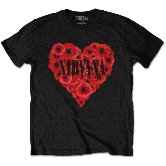 Nirvana T-Shirt: Poppy Heart