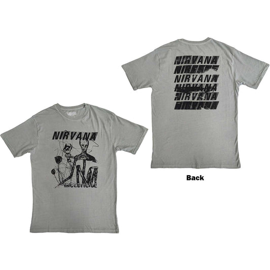 Nirvana T-Shirt: Incesticide Stacked Logo