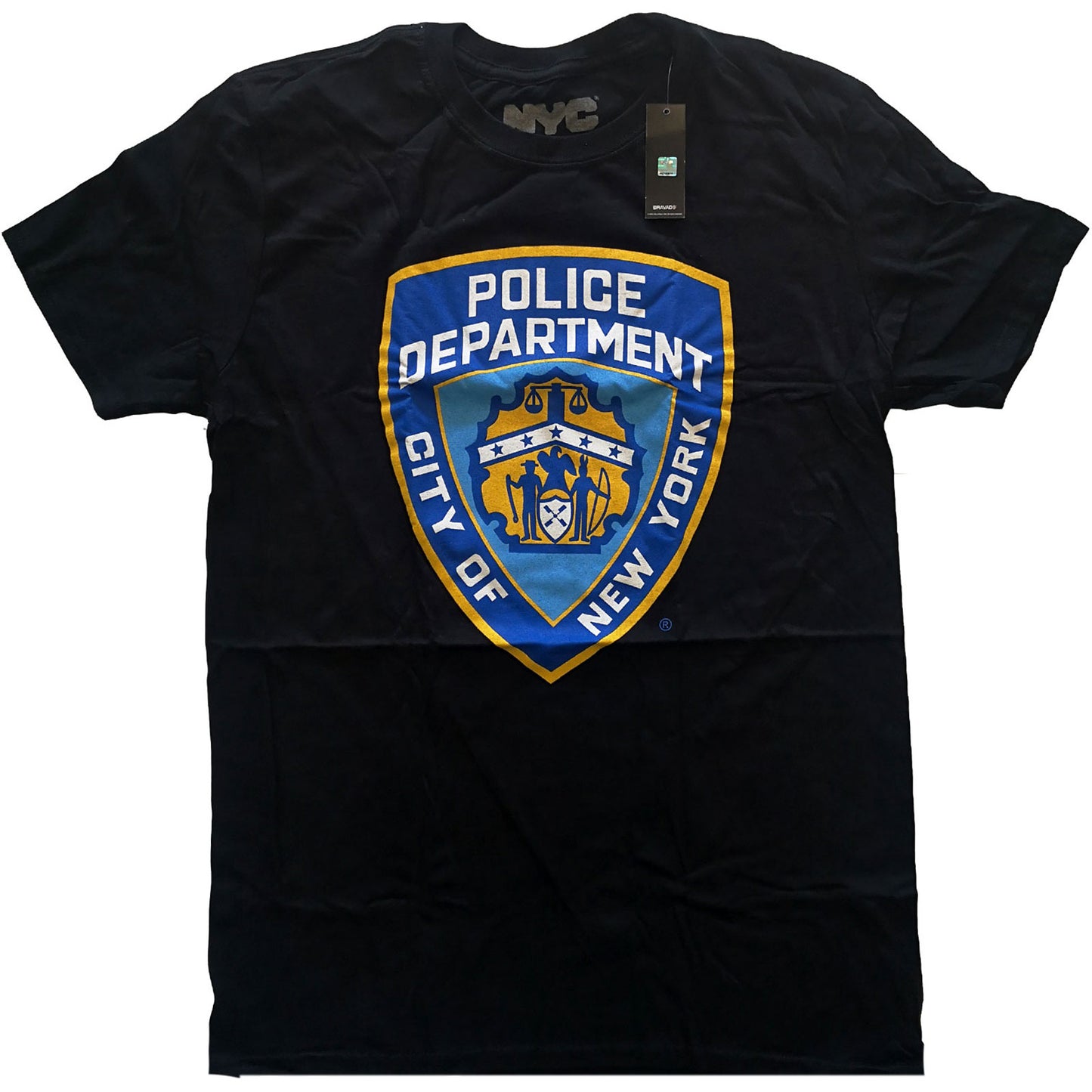 New York City T-Shirt: Police Dept. Badge