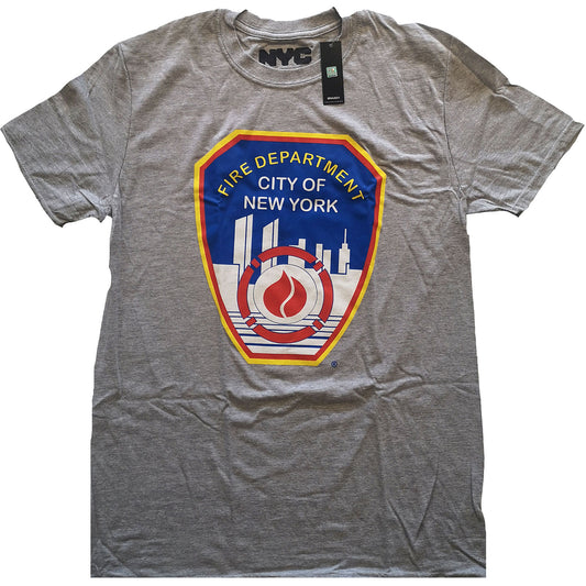 New York City T-Shirt: Fire Dept. Badge