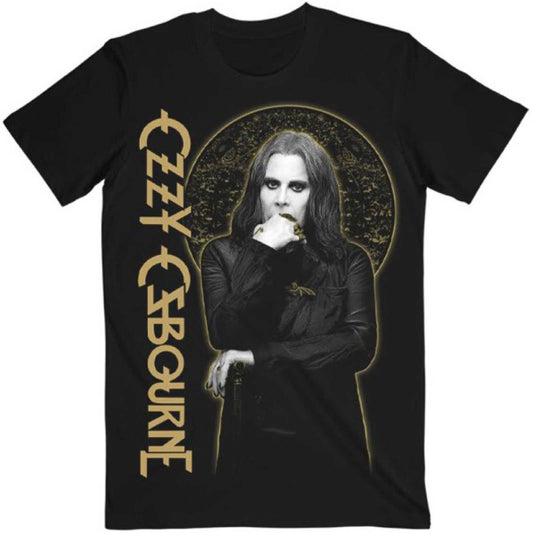 Ozzy Osbourne T-Shirt: Patient No. 9 Gold Graphic