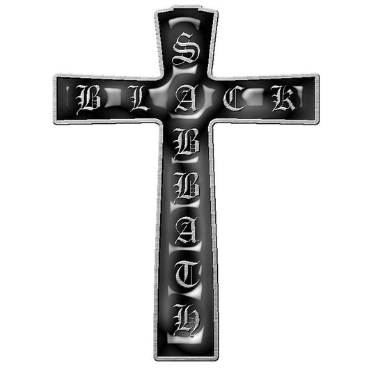 Black Sabbath Badge: Cross