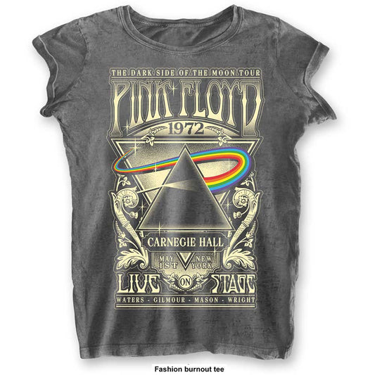 Pink Floyd Ladies T-Shirt: Carnegie Hall
