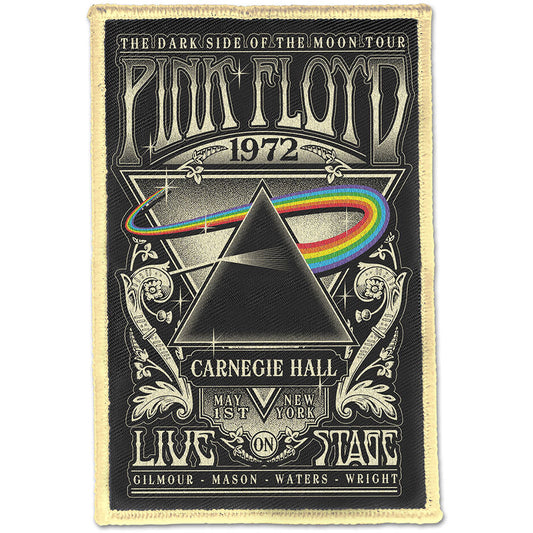 Pink Floyd Standard Woven Patch: Carnegie Hall