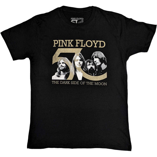 Pink Floyd T-Shirt: Band Photo & 50th Logo
