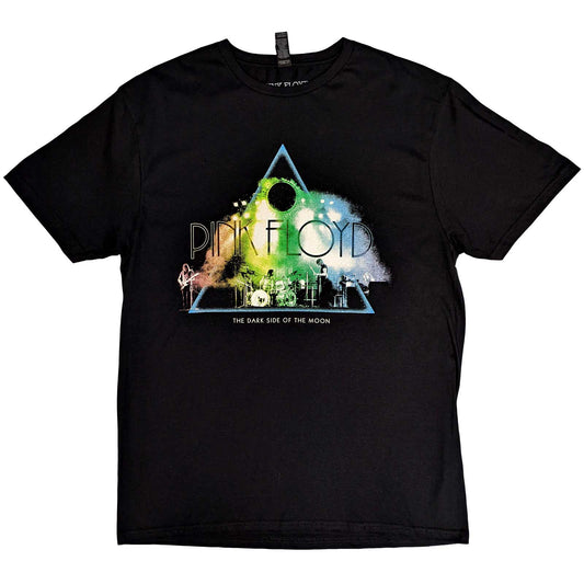 Pink Floyd T-Shirt: Live Band Rainbow Tone