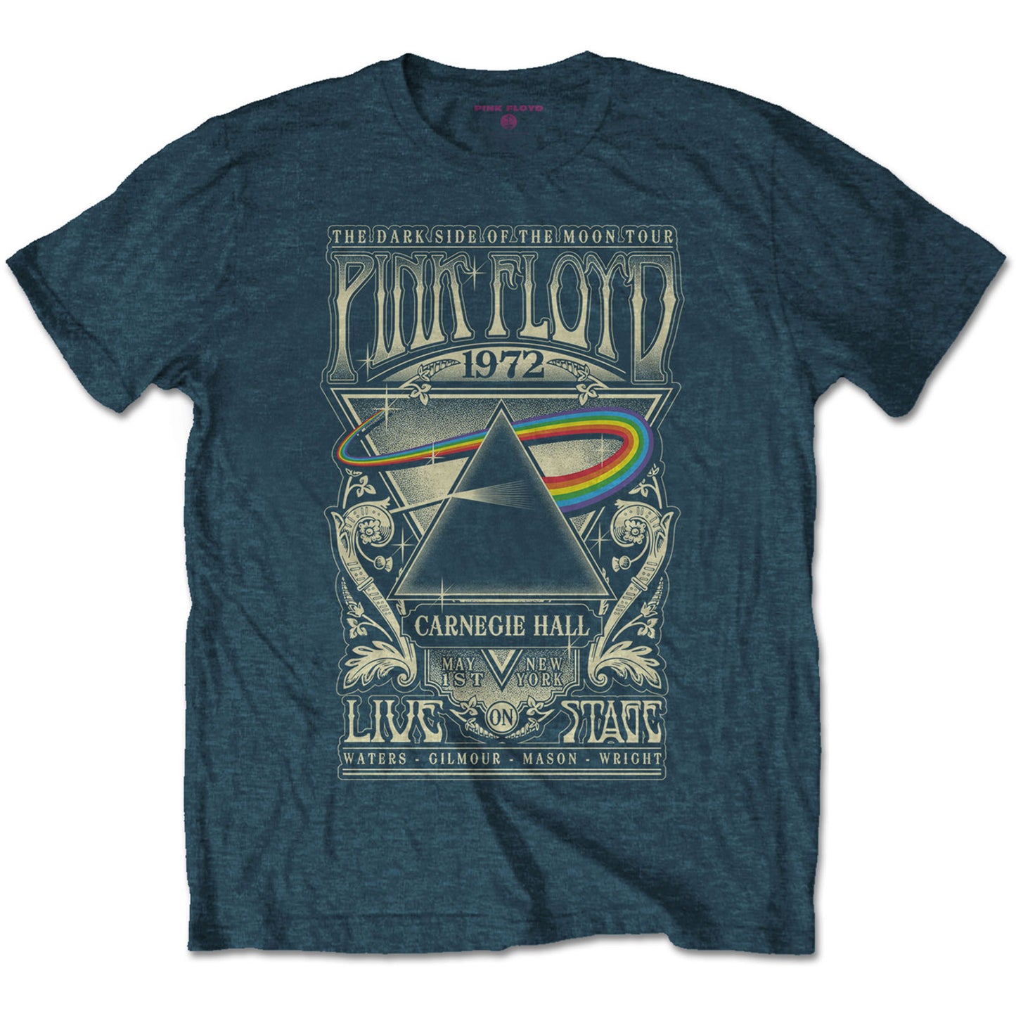 Pink Floyd T-Shirt: Carnegie Hall Poster