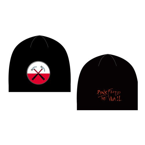 Pink Floyd Beanie Hat: The Wall Hammers Logo